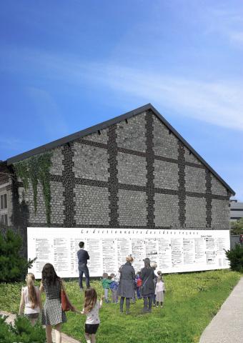 Maquette de  l'oeuvre de Françoise Schein